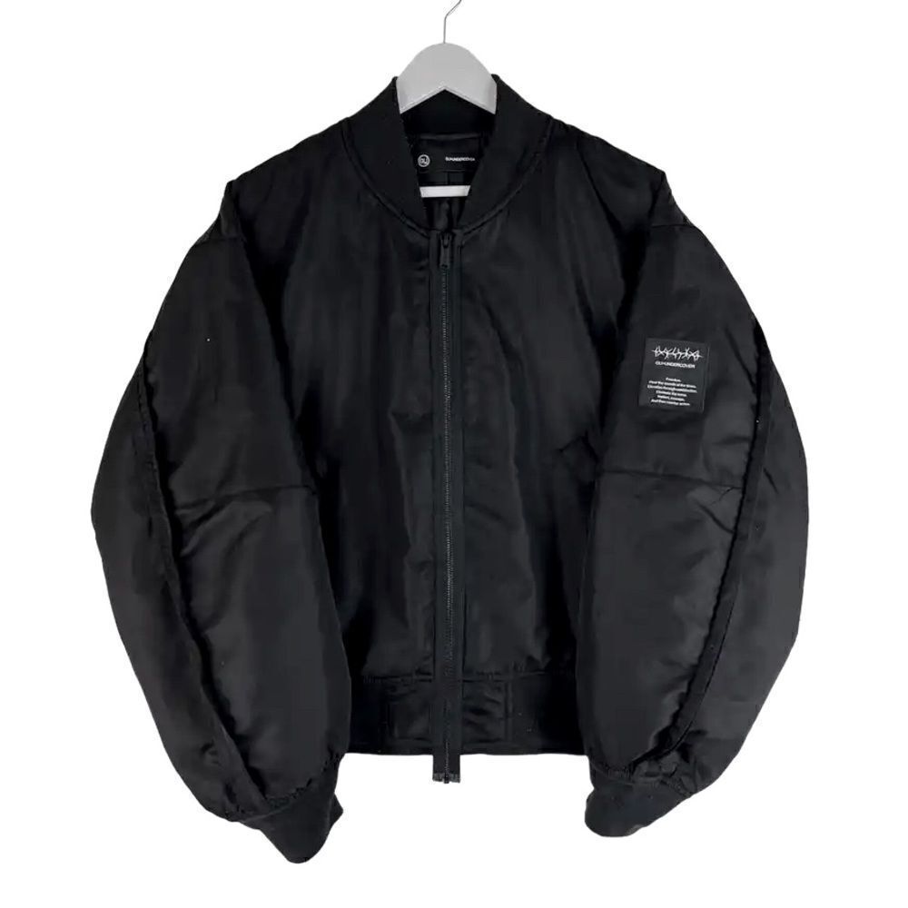 Jun Takahashi x Undercover GU Freedom Noise Black Bomber Jacket Mens S size